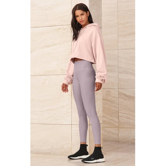 ALO Yoga Pants - NWT Alo Yoga 7/8  High Waist Airlift Leggings Plum
